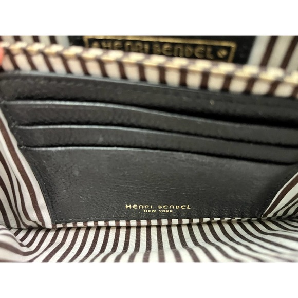 Henri Bendel Black Leather Clutch - Picture 7 of 8